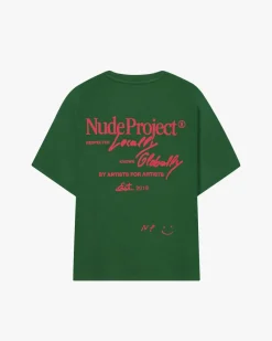 Nude Project Global Soon Tee Green Clearance