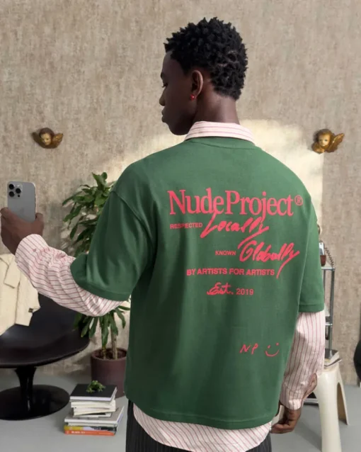 Nude Project Global Soon Tee Green Clearance