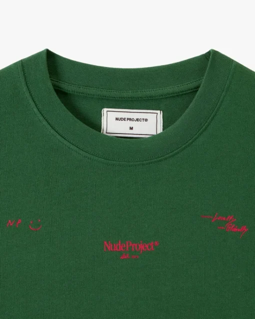 Nude Project Global Soon Tee Green Clearance