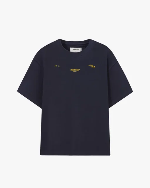 Nude Project Global Soon Tee Navy Hot