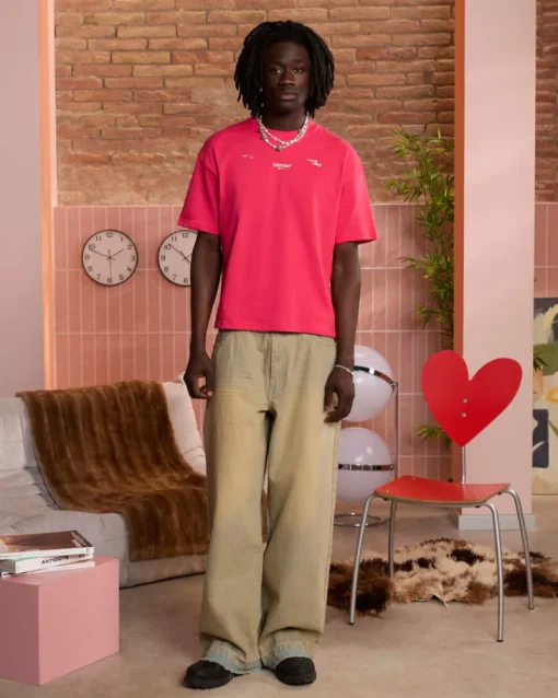 Nude Project Global Soon Tee Raspberry New