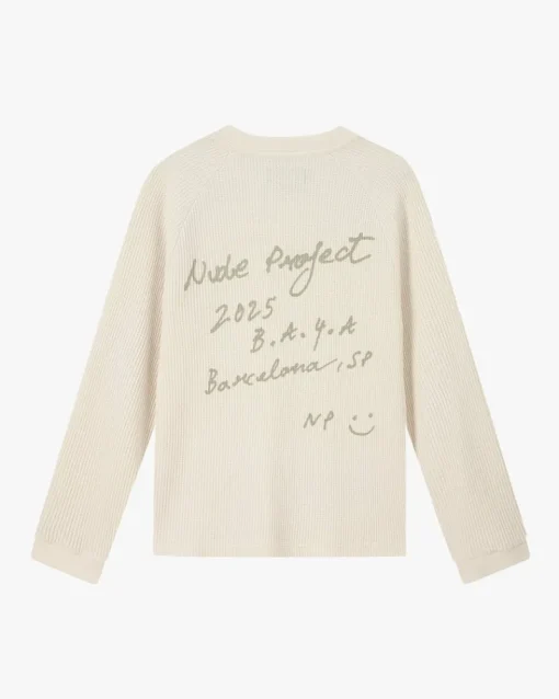 Nude Project Global Soon Waffle Polo Off-White Best