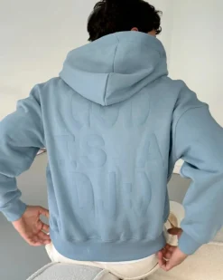 Nude Project God is a DJ Zip-Up Blue Hot