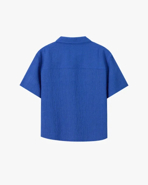 Nude Project Half Polo Blue Sale