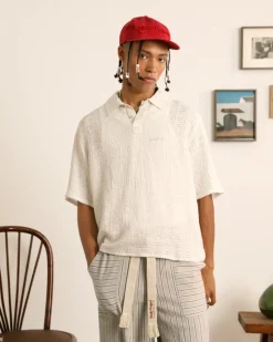 Nude Project Half Polo White Sale
