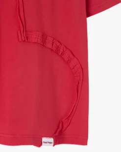 Nude Project Heart Slim Tee Red Clearance