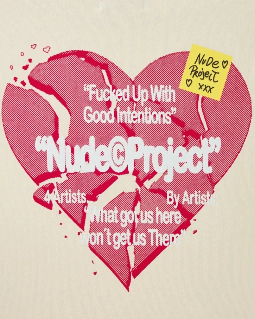 Nude Project Heartbroken Sweatshirt Marshmallow Hot