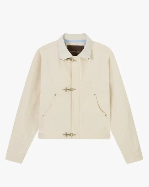 Nude Project Heavy Canvas Trucker Jacket Offwhite Sale