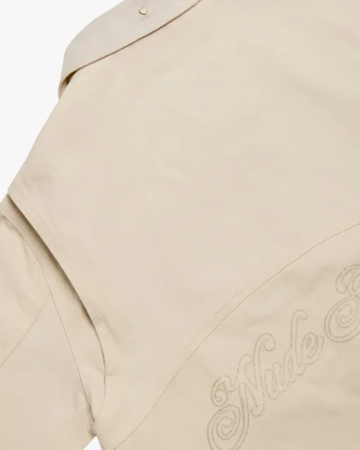 Nude Project Heavy Canvas Trucker Jacket Offwhite Sale