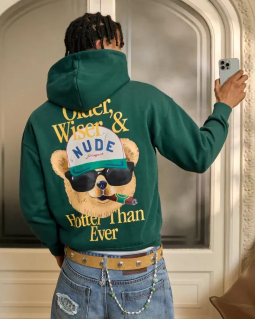 Nude Project Hot Hoodie Green Hot