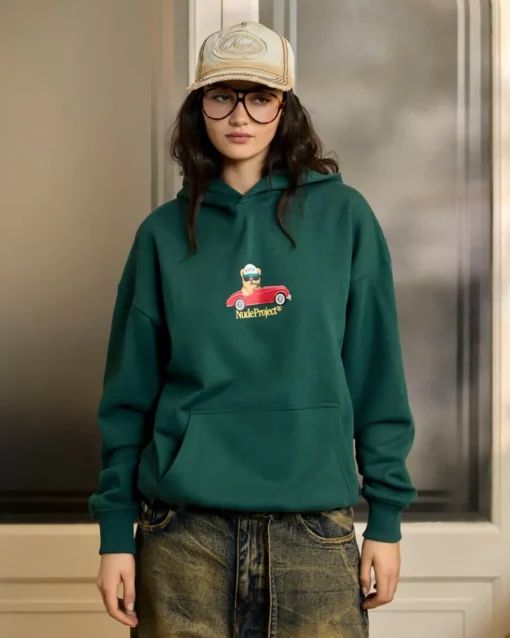 Nude Project Hot Hoodie Green Hot