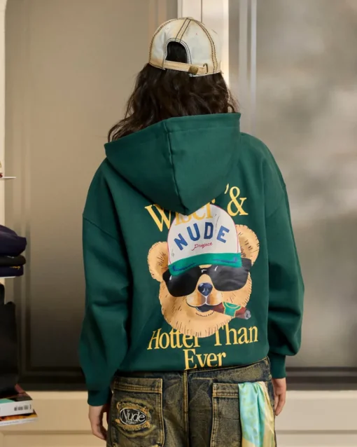 Nude Project Hot Hoodie Green Hot