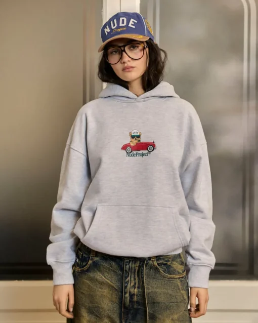 Nude Project Hot Hoodie Grey Melange New