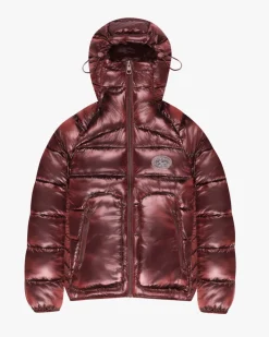 Nude Project Iconic Puffer Jacket Burgundy Best