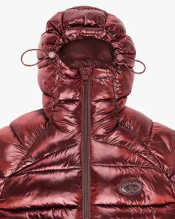 Nude Project Iconic Puffer Jacket Burgundy Best
