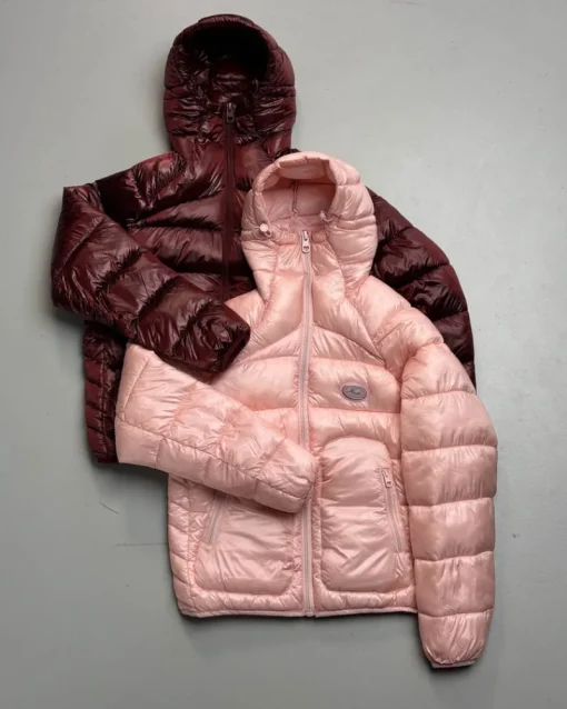 Nude Project Iconic Puffer Jacket Burgundy Best