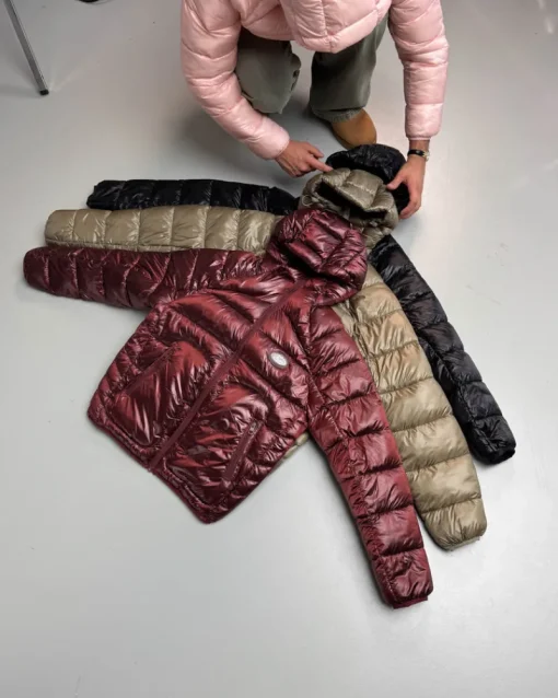 Nude Project Iconic Puffer Jacket Burgundy Best