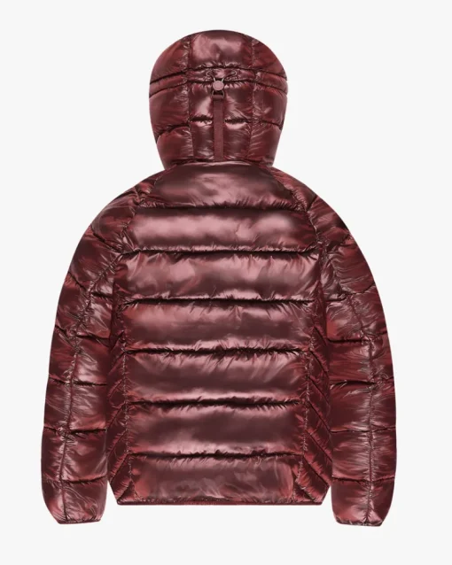 Nude Project Iconic Puffer Jacket Burgundy Best