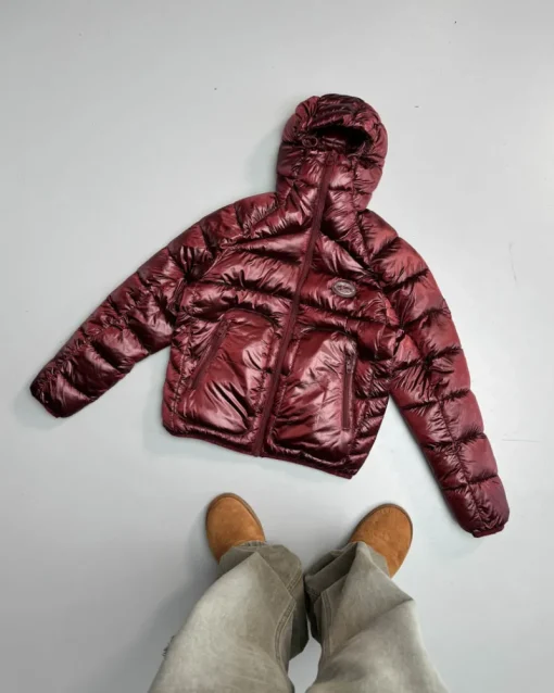 Nude Project Iconic Puffer Jacket Burgundy Best