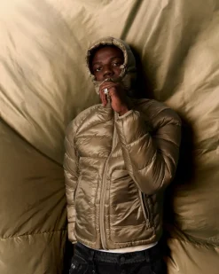 Nude Project Iconic Puffer Jacket Olive Green Sale