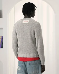 Nude Project Jonion Knit Sweater Grey Melange Online