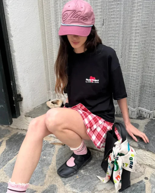 Nude Project Juicy Cherry Tee Black Discount