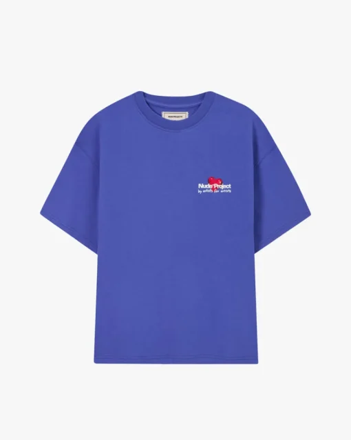 Nude Project Juicy Cherry Tee Blue Fashion