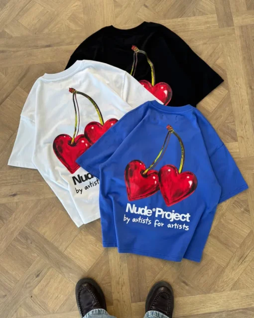 Nude Project Juicy Cherry Tee White Hot