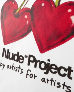 Nude Project Juicy Cherry Tee White Hot