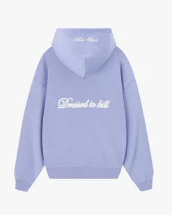 Nude Project Kill Bill Zip-Up Hoodie Blue Lilac Best