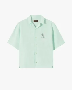Nude Project Kimchi Resort Shirt Aqua Green Hot