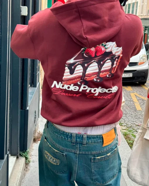 Nude Project La Tarte Hoodie Burgundy Hot