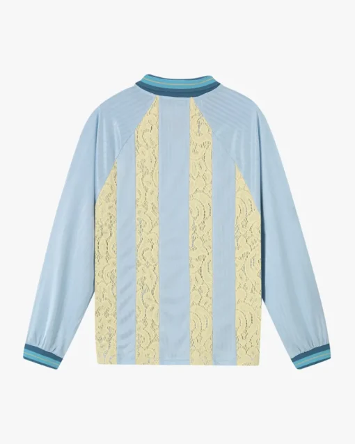 Nude Project Lace Football Polo Baby Blue Best