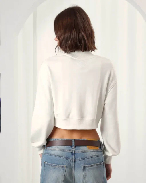 Nude Project Lacy Sweatshirt Off-White Hot