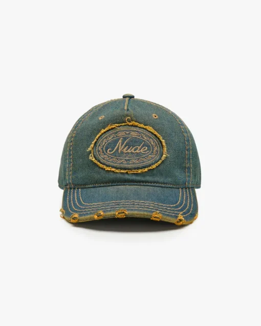 Nude Project Laurel Denim Cap Green New