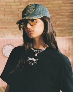 Nude Project Laurel Denim Cap Green New
