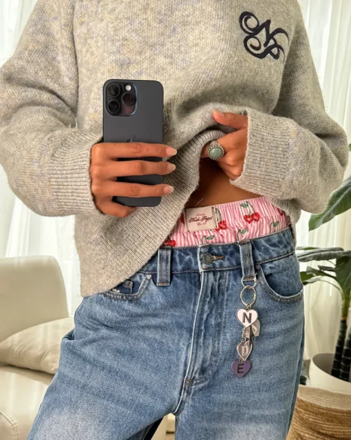 Nude Project Le Marais Knit Sweater Grey Clearance