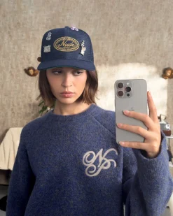 Nude Project Le Marais Knit Sweater  Navy Fashion