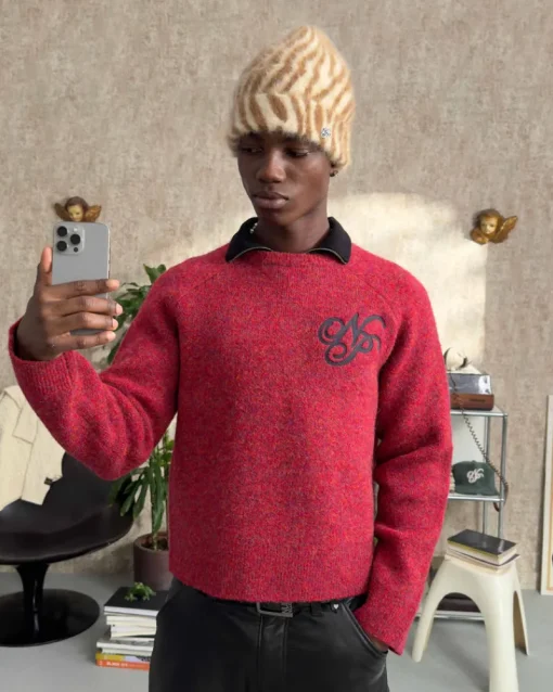 Nude Project Le Marais Knit Sweater Red Online