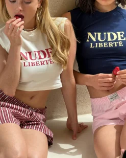Nude Project Liberté Top Navy Best