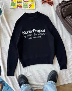 Nude Project Liqueza Knit Black Sale