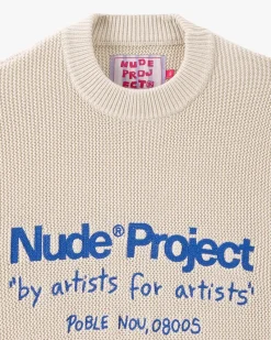 Nude Project Liqueza Knit Ecru Fashion
