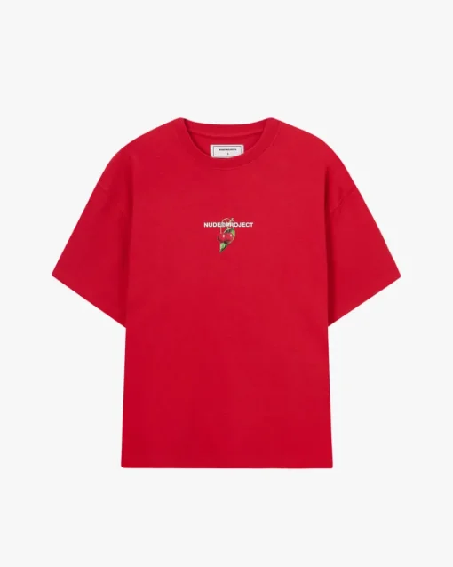 Nude Project Locally Hated Cherry Tee Red Fashion