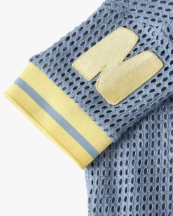Nude Project Mesh Tee Blue Discount