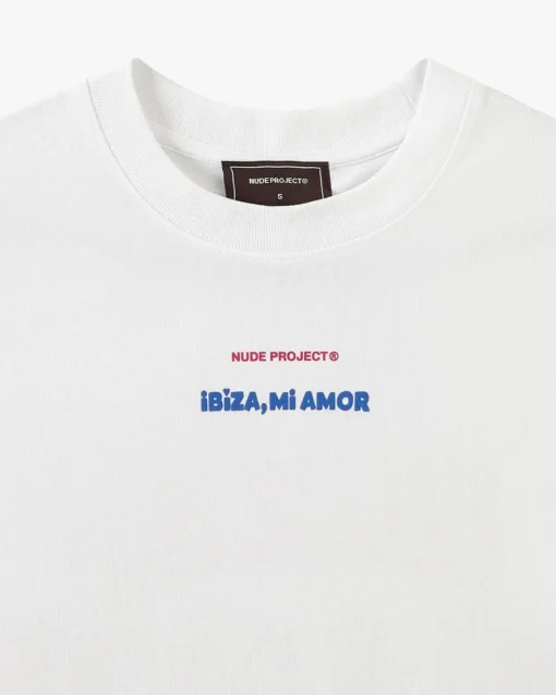 Nude Project Mi Amor Tee White New