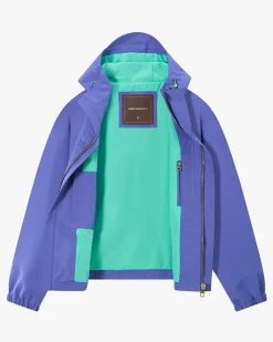 Nude Project Milestones Windbreaker Jacket Blue Clearance