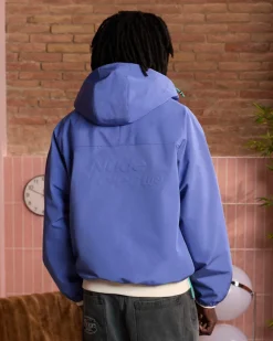 Nude Project Milestones Windbreaker Jacket Blue Clearance