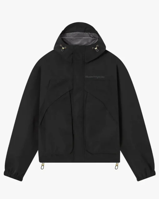 Nude Project Milestones Windbreaker Jacket Black Clearance