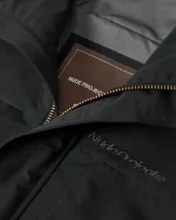 Nude Project Milestones Windbreaker Jacket Black Clearance