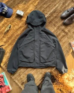 Nude Project Milestones Windbreaker Jacket Black Clearance